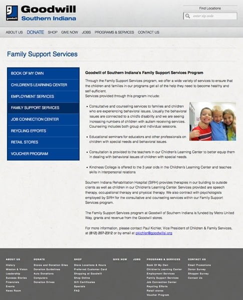 Goodwill Website Design Goodwill Website Design